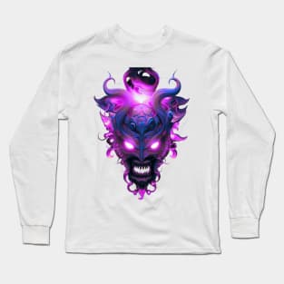 pink blue monster Long Sleeve T-Shirt